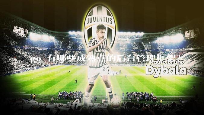 go 有哪些成熟点的后台管理框架？