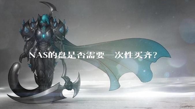 NAS的盘是否需要一次性买齐？